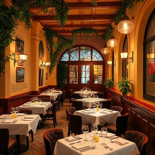 Interno accogliente del Ristorante Bella Napoli, con tavoli apparecchiati e atmosfera vivace