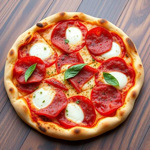 Pizza Diavola con pomodoro, mozzarella e salame piccante