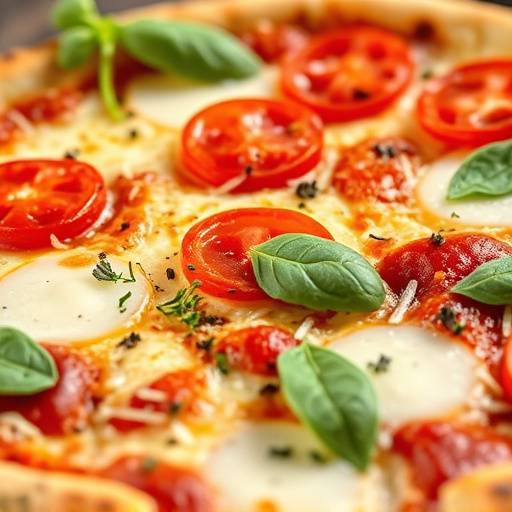Pizza Margherita: pomodoro, mozzarella e basilico fresco